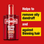 Alpecin Double Effect Shampoo bottle back label ingredient details
