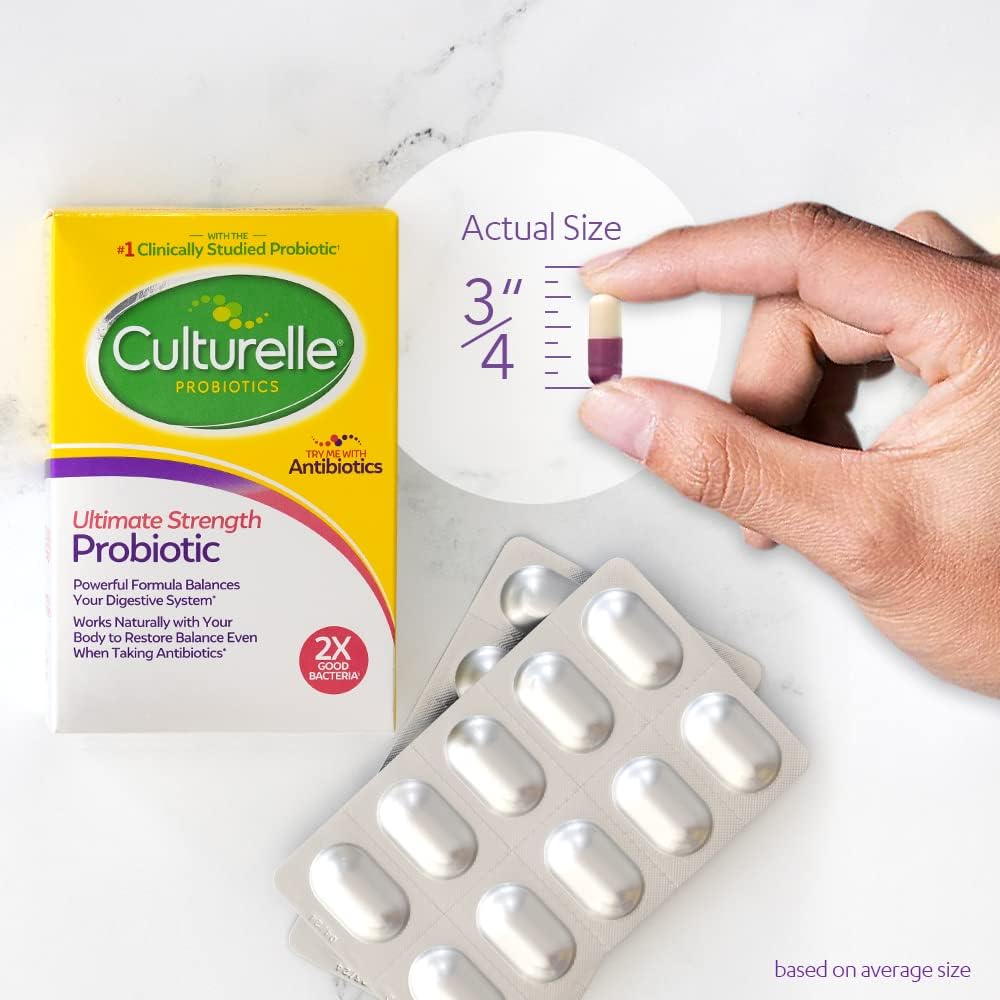 Culturelle Ultimate Strength Probiotic for Women & Men, 20B CFUs, 20 Count - Image 3