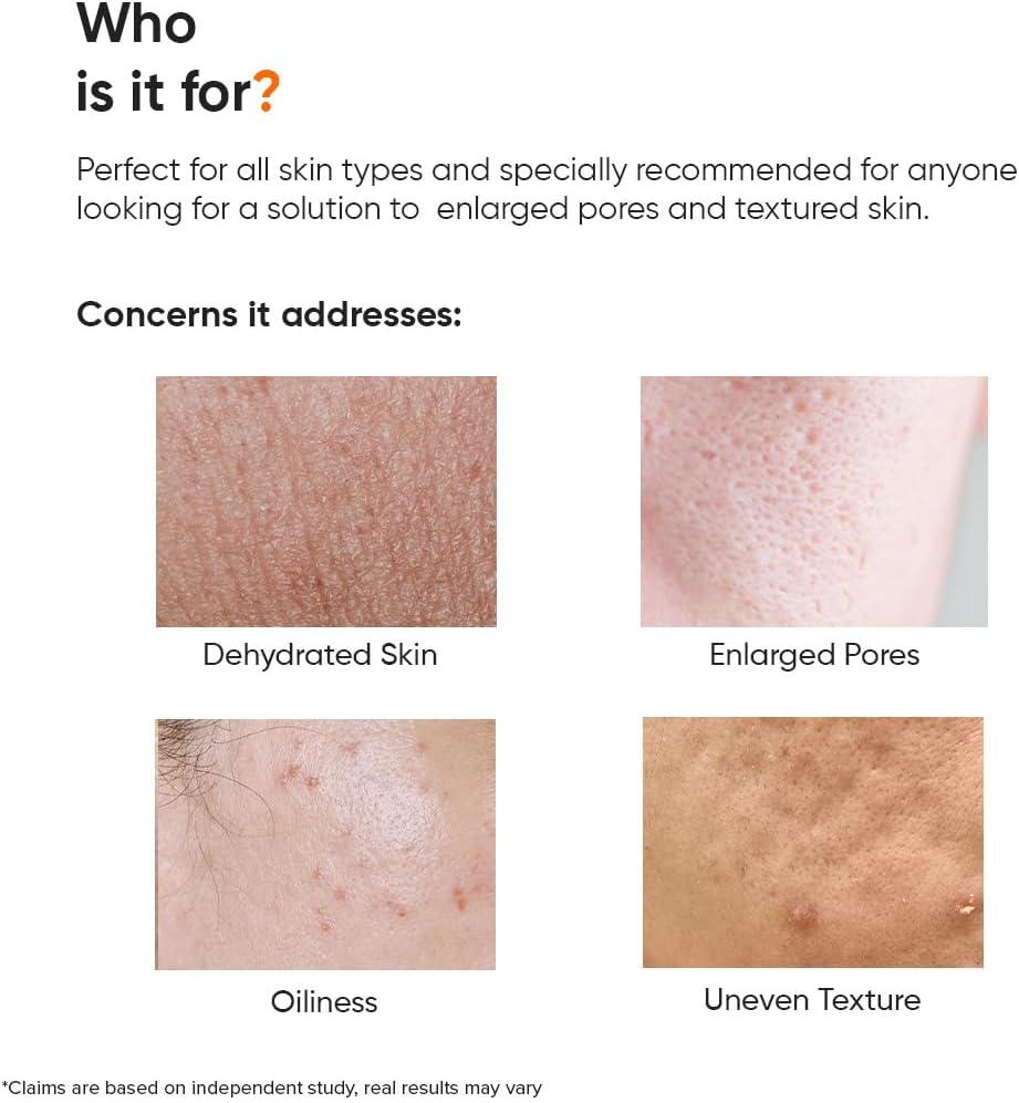 Minimalist PHA 3% Face Toner texture application on hand