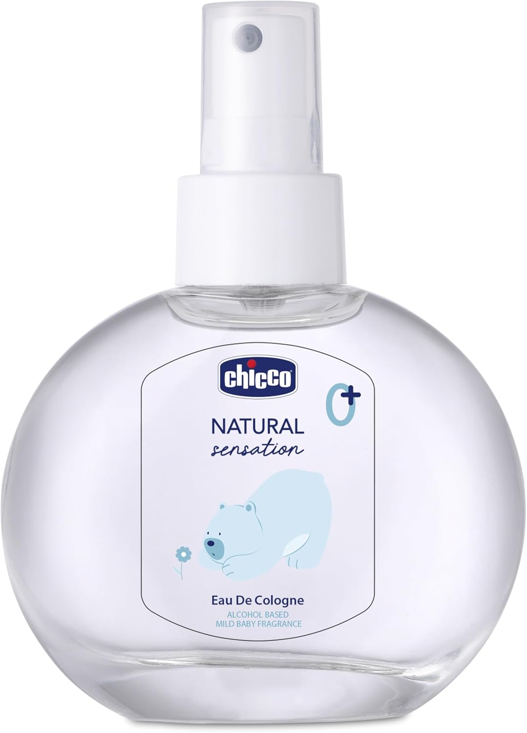 Chicco Natural Sensation Eau De Cologne 100 ml | Mild Baby Fragrance - Image 1