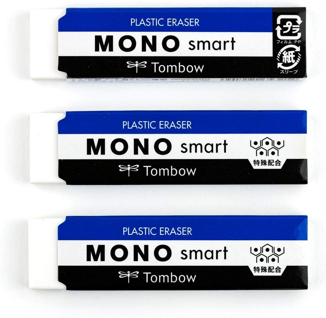 Tombow 72477 mono smart eraser front view precision stationery