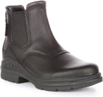 Ariat Barnyard Twin Gore II waterproof boot side profile with elastic gore panel