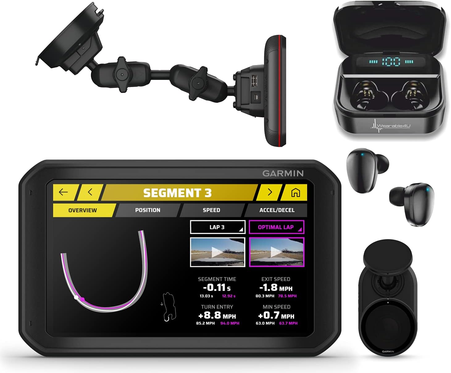 Garmin Catalyst driving performance optimizer front view tracking device