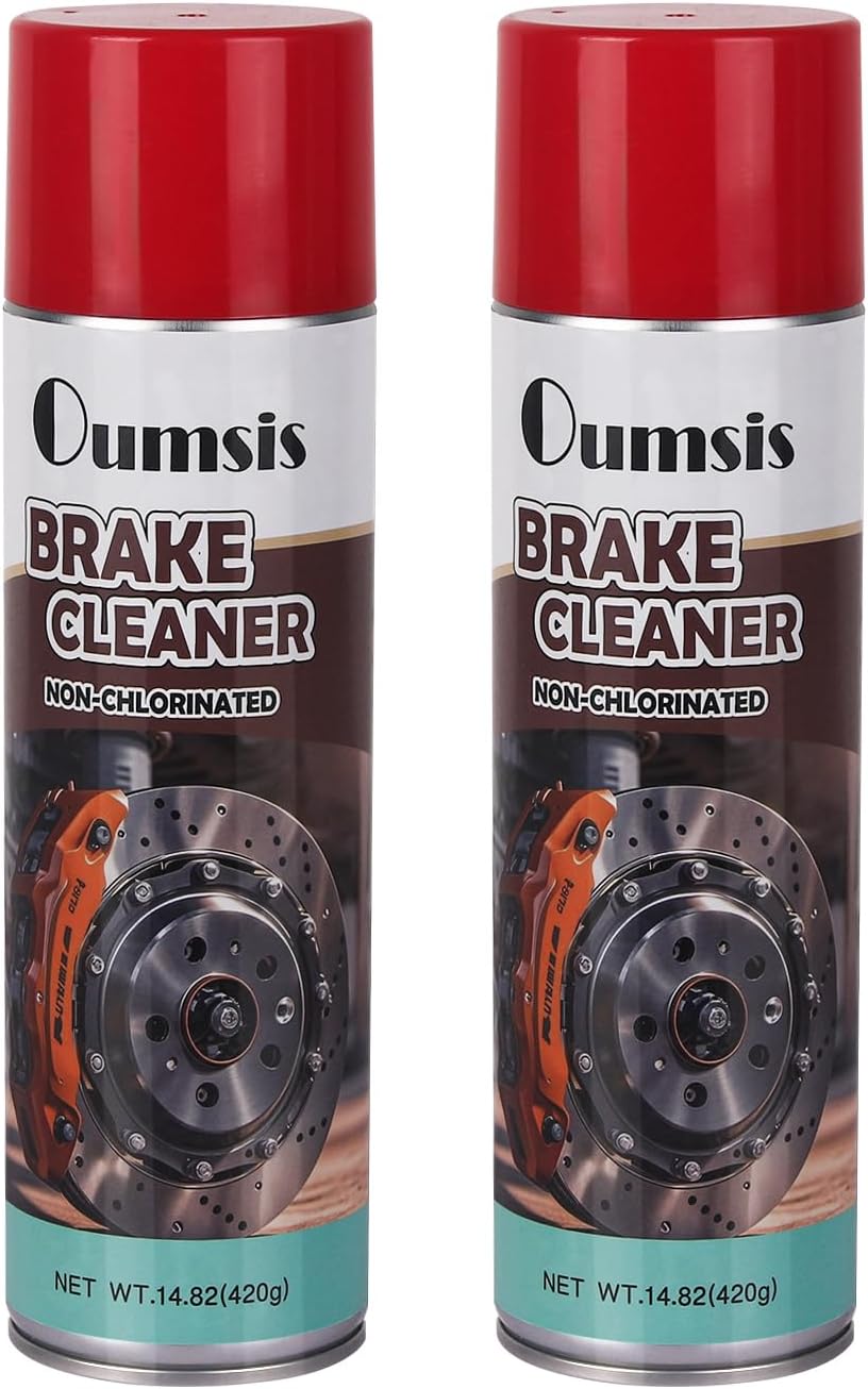Oumsis non-chlorinated brake cleaner spray can front view