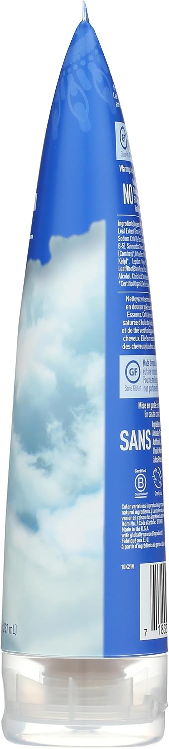 Desert Essence plant based shampoo brand logo detail