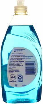 Dawn 16.2 fluid ounce squeeze bottle side profile