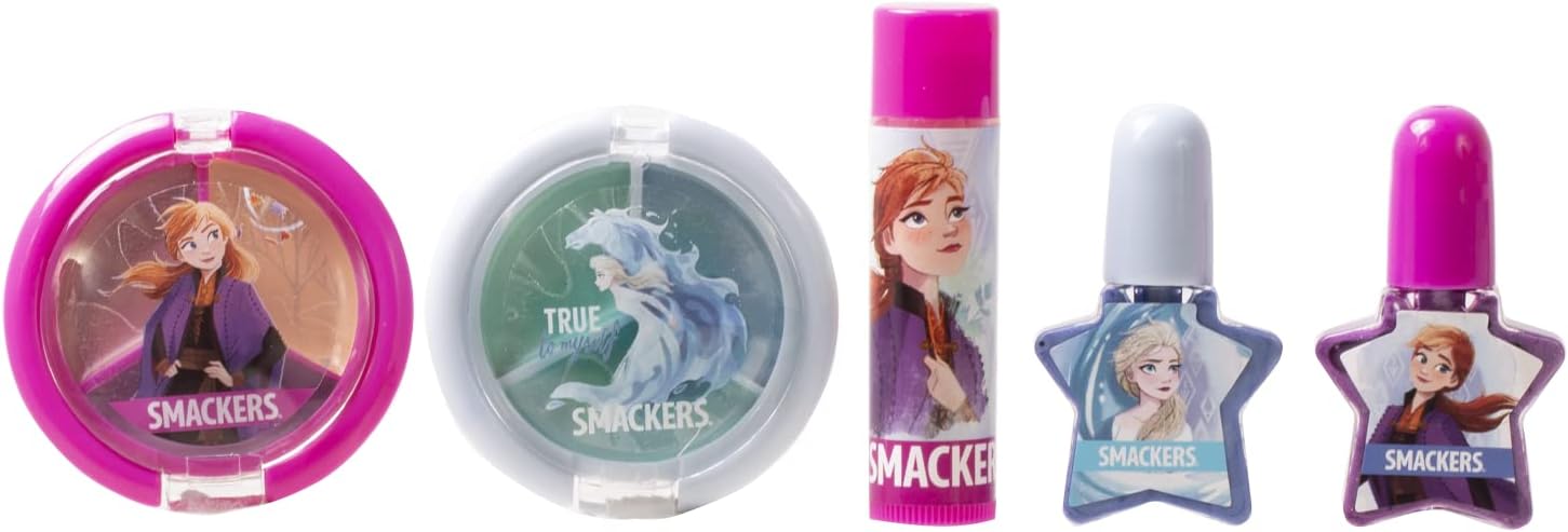 Lip Smacker Frozen II cosmetic bag with Elsa and Anna graphics
