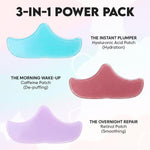 Bloomora forehead anti wrinkle patch applied on forehead