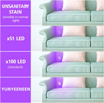 Premium imported USA uvMonster heavy duty tactical style 128 LED stain finder tool.