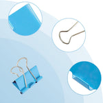 Ykimok 0.75 inch binder clips demonstrated holding office documents