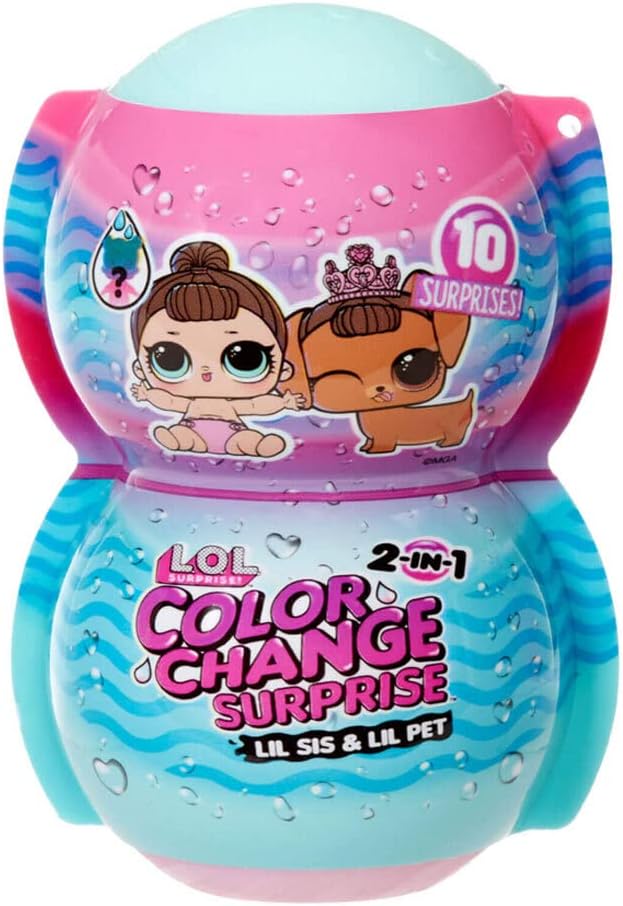 L.O.L. Surprise! Me & My Lil Sis & Lil Pet Color Change Surprise(TM) with 10 Surprises - Great Gift for Kids Ages 4+ - Image 1