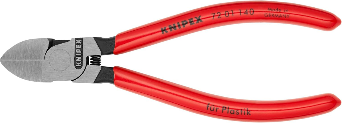 Knipex 72 01 140 diagonal flush cutters front view