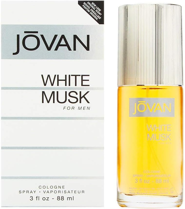 Jovan Musk after shave cologne bottle cap and neck design