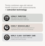 Toniiq Stabilized NMN three hundred milligrams serving facts and ingredients overview