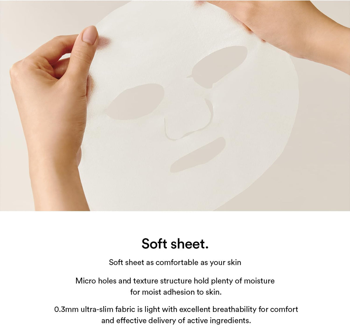 Abib Jericho Rose peptide infused face mask packaging back label showing details