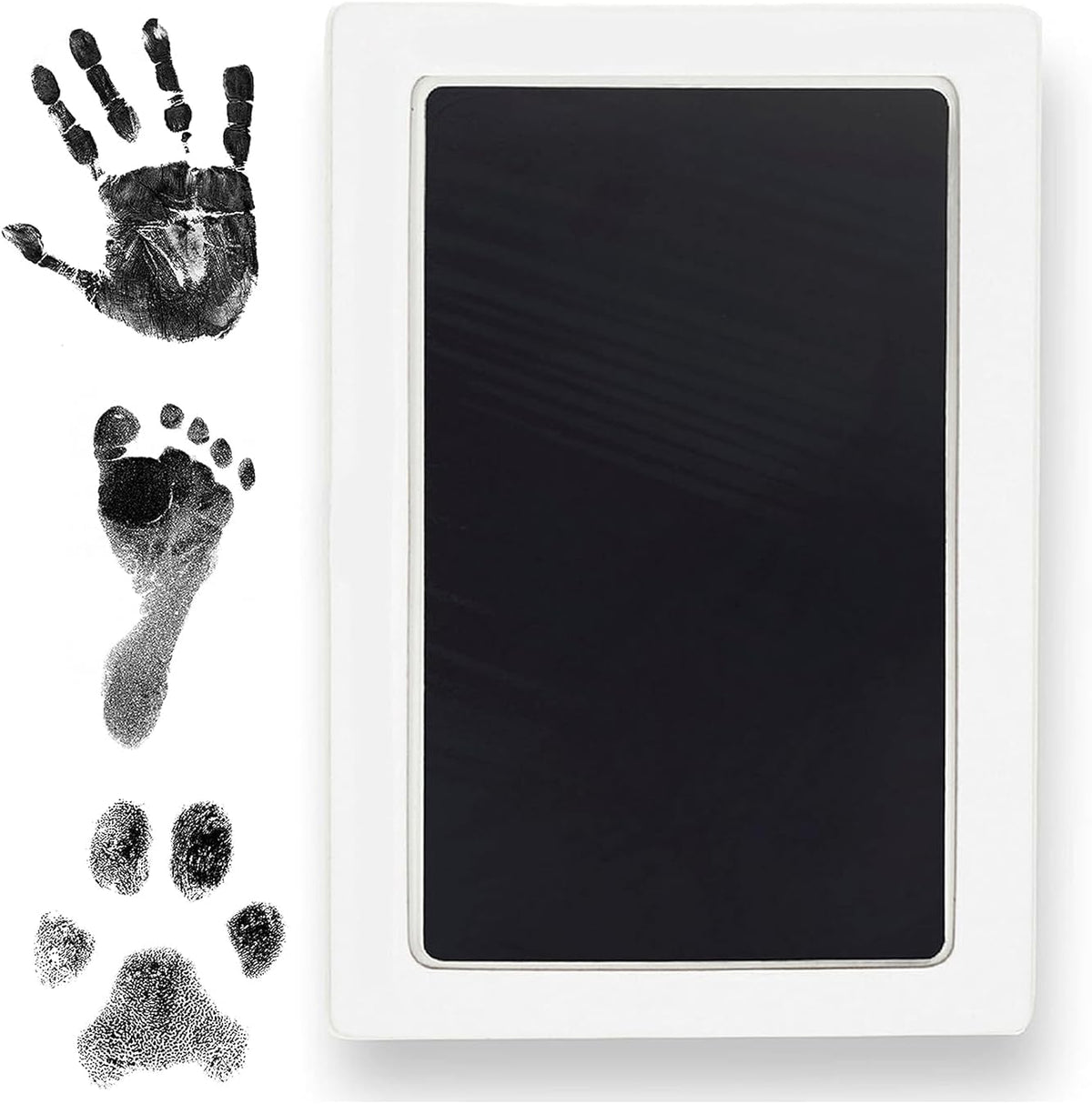 Tiny Gifts Clean Touch Ink Pad front view showing the inkless infant handprint kit.