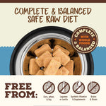 Primal adult cat freeze dried raw meal with probiotics rabbit recipe packaging