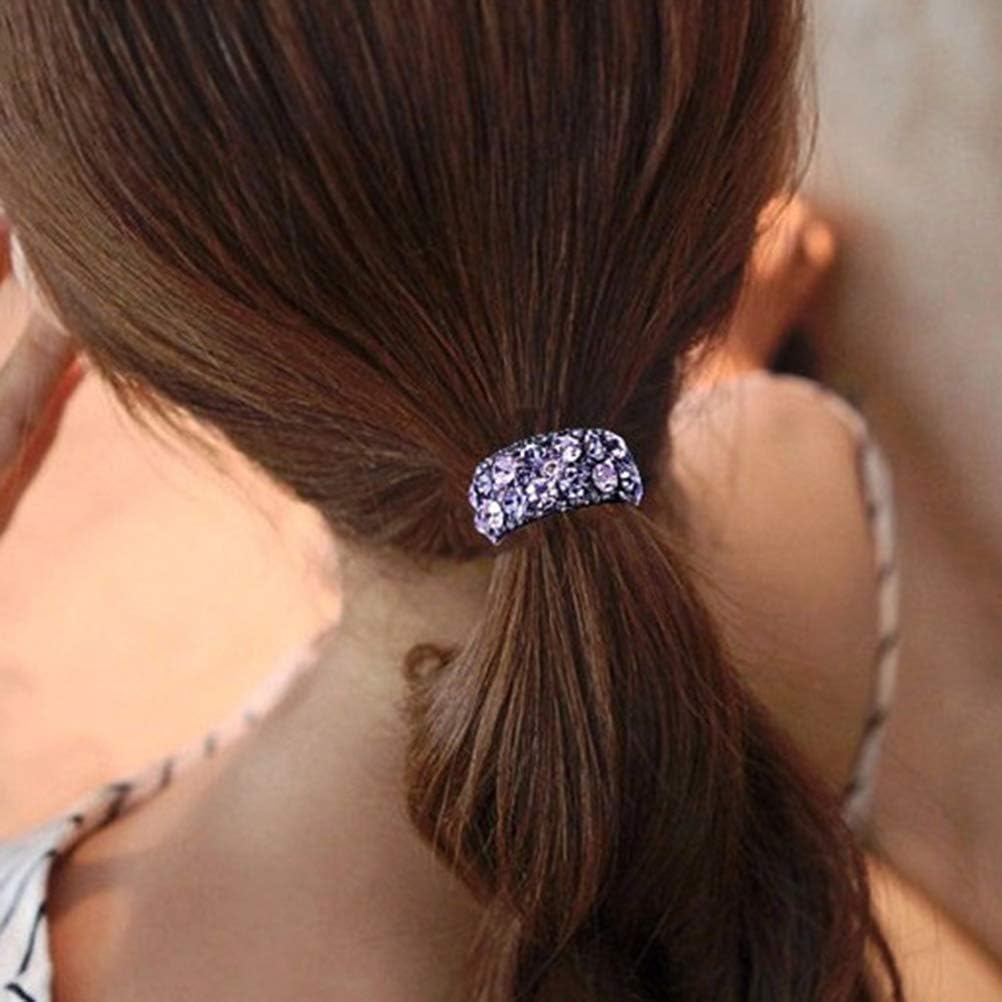Lurrose fashion barrette hair cuff side angle display