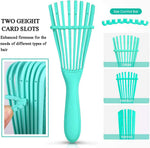 MISSUHUI hair brush set with adjustable control bar slots