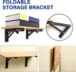Medach space saving folding shelf brackets packaging components