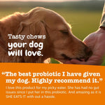 Side view of Zesty Paws digestive health supplement