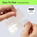 Invisible makeup friendly protective hydrocolloid patches for active breakouts
