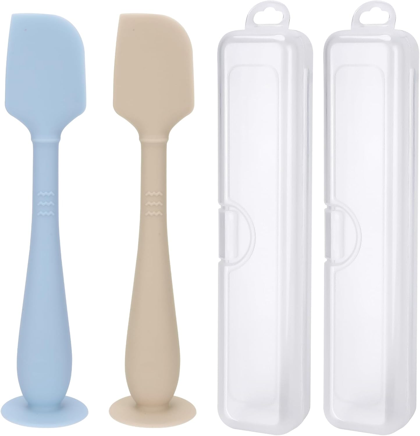 Yenlni 2 Pack Diaper Cream Spatula set with travel cases