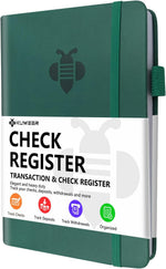 Check Register - Elegant Check Registers for Personal Checkbook with Check & Transaction Registers, Hardcover Checkbook Log 5.2x7.6" (Mint Green) - Image 10
