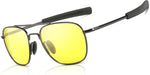 SUNGAIT Men's Military Style Polarized Pilot Aviator Sunglasses Bayonet Temples - Image 9