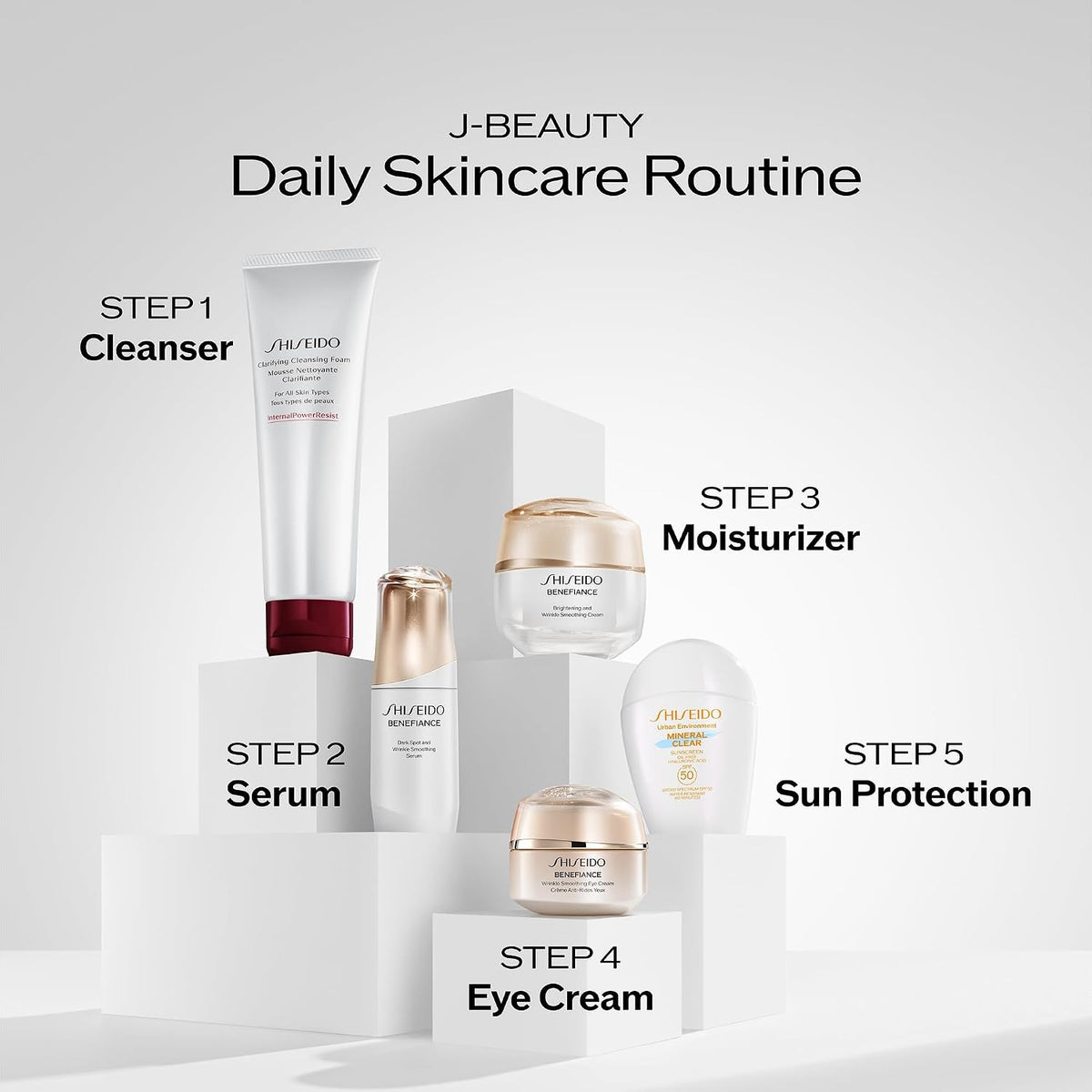 Back of Shiseido cleansing foam tube with directions and ingredient list