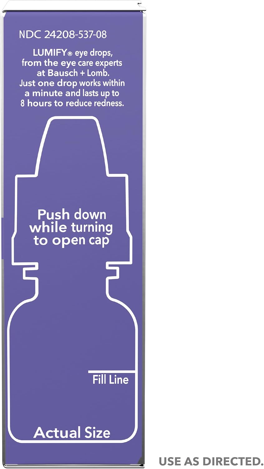LUMIFY Eye Drops for Red Eyes, Redness Reliever for Brighter Looking Eyes, Works in 1 Minute & Lasts Up to 8 Hours, Eye Drops, 0.17 Fl Oz (5 mL) - Image 10