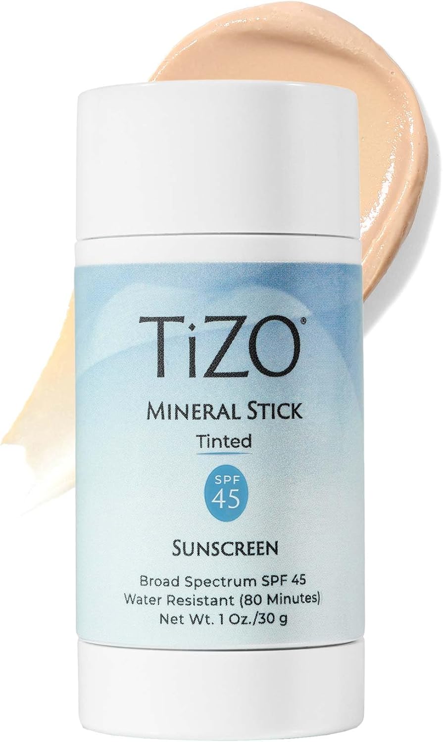 Tizo Mineral Stick Tinted SPF 45 front view imported sunscreen