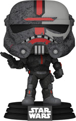 Funko Pop Star Wars Hunter figure inside window display box