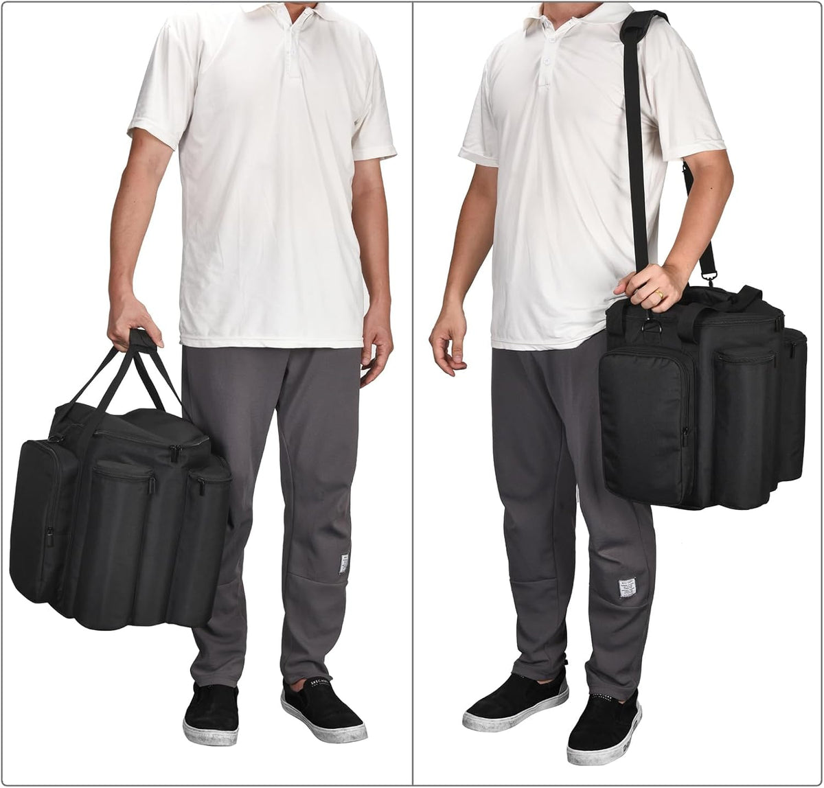 Yaslayp carrying bag top zipper closure and handle design