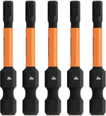 5pc 3mm Hex Bit Set 2 Inch S2 Steel Impact Allen Wrench Screwdriver Bits | Precision machined hex tip for machinery & furniture assembly. Extended 2" reach for quick-release 1/4" hex chucks. - Image 10