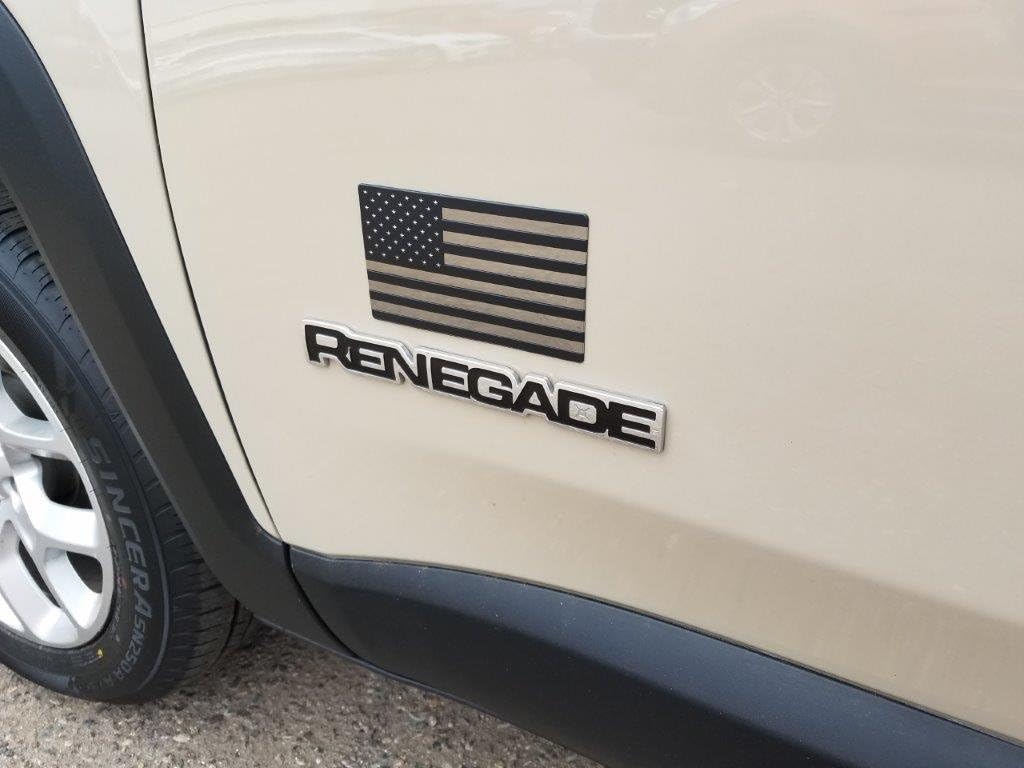 Adhesive 3M backing layer detail on back of automotive flag decal