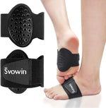 Svowin Arch Support Compression Sleeves front view showing honeycomb design.