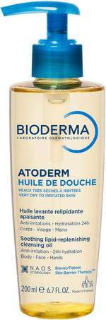 Bioderma Atoderm Shower Oil, Cleansing Oil For Face & Body, Nourishing Cleansing Oil For Dry to Atopic Sensitive Skin For Softer & Smooth Skin For Your Whole Family - Image 9