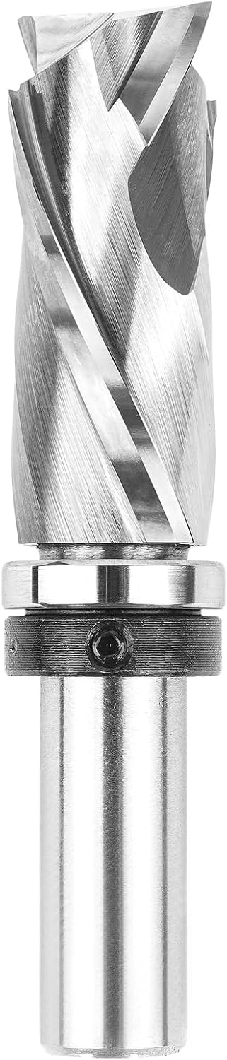 SpeTool Trim Router Bit with Top&Bottom Bearing 1/4 Shank 1/2 Cutting Dia | Carbide Compression Flush Router Bit, Pattern Template Flush Cut Router Bit for Woodworking Trimming - Image 14