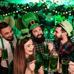 Tatuo brand imported seasonal party supplies packaging layout containing three garland strands