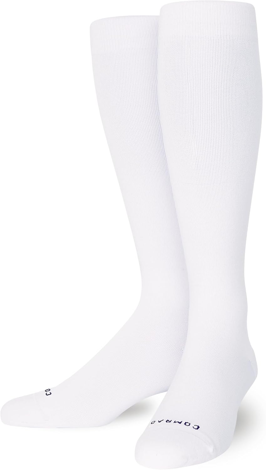 Nylon Knee High Socks - 15-20mmHg Graduated Compression Socks - Soft & Breathable Support Unisex Socks - Image 15