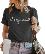 BOMYTAO casual loose fit tee paired with denim
