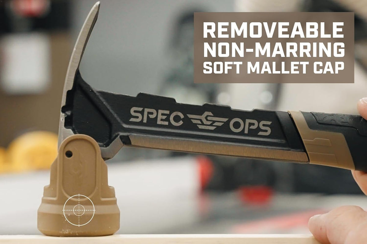 Spec Ops smooth face hammer magnetic nail starter