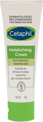 Cetaphil Moisturising Cream 80g front view packaging