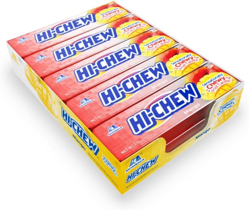 HI-CHEW Variety Sticks, 8-Pack, Soft & Chewy Candy, 1.76oz Each - Made with Immensely Juicy Fruity Flavors - Grape, Strawberry, Green Apple, Mango, Watermelon, Banana, Kiwi & Blue Raspberry - Image 14