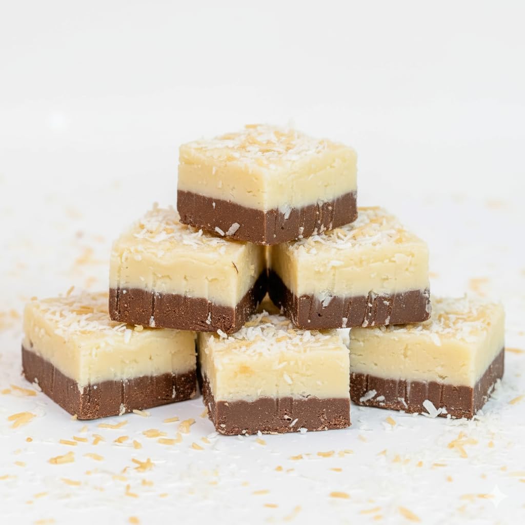 Valley Fudge and Candy Coconut Cream Artisan Fudge front view packaging.