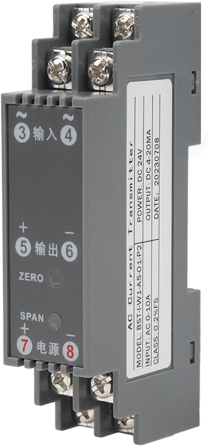 Jiawu signal transmitter side profile on DIN rail