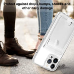 Gukalong clear anti yellowing phone case angled display