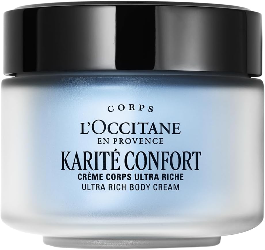L'Occitane Ultra Rich Body Cream : Reduce Waste | Moisturize | Nourish | With Organic Shea Butter | Sensitive-Skin | Vegan | Jasmine Scent - Image 1