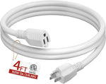 Skrizcable 16/3 25 FT Outdoor Extension Cord Waterproof, Black Power Cord | Weatherproof & Flame Retardant, 25 Foot Appliance Extension Cord Outside for Lawn & Garden, 13A 1625W 16AWG SJTW, ETL Listed - Image 12